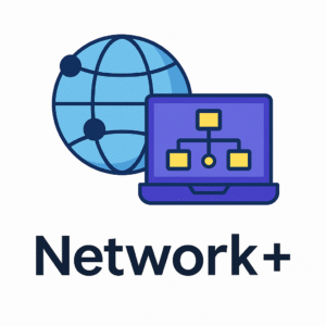 CompTIA Network+ certification icon – networking fundamentals training
